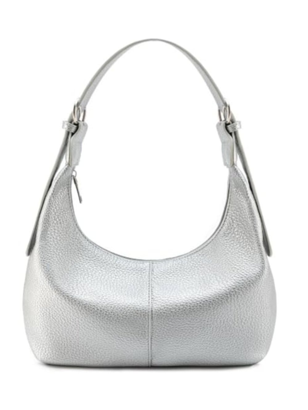 Slouchy Hobo Shoulder Bag PU Leather Crescent Crossbody Purse